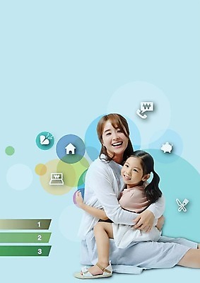 전신 PSD 편집이미지 여자 딸 어린이 가정 안기 모녀 엄마 사랑 웃음 앉기 상반신 20대 성인 두명 옆모습 식사 한국인 돼지저금통 자녀 통장 워킹맘 여자만 금융의날 이미지편집 감정 뷰포인트 가족 모션 표정 사람 동양인 청년 금융 저금통 비즈니스우먼 파일형식 법정기념일