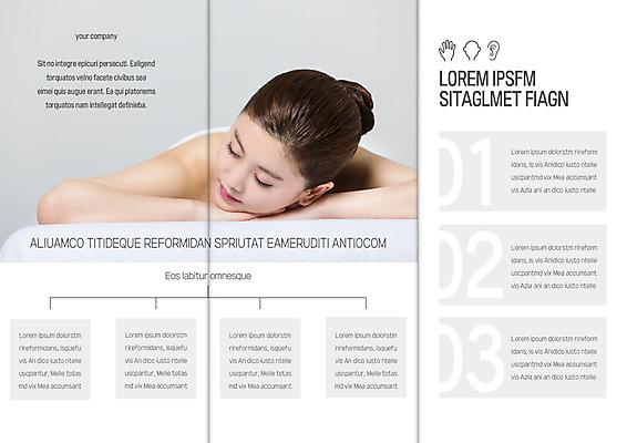 템플릿 편집 표지디자인 북디자인 출판디자인 여자 내지 엎드리기 리플렛 북커버 3단접지 한명 팜플렛 20대 성인 눕기 뷰티 눈감음 한국인 마사지 의료성형뷰티 이미지템플릿 AI파일 1 모션 사람 동양인 청년 파일형식 벡터