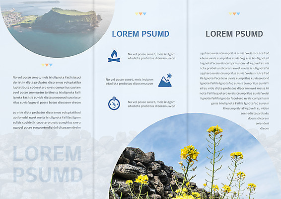 템플릿 편집 표지디자인 북디자인 출판디자인 내지 리플렛 바다 여행 북커버 3단접지 한국 팜플렛 사람없음 관광지 제주도 나침반 유채 벽돌담 성산일출봉 국내여행 제주도여행 이미지템플릿 AI파일 꽃 아시아 벽돌 담장 서귀포 파일형식 벡터