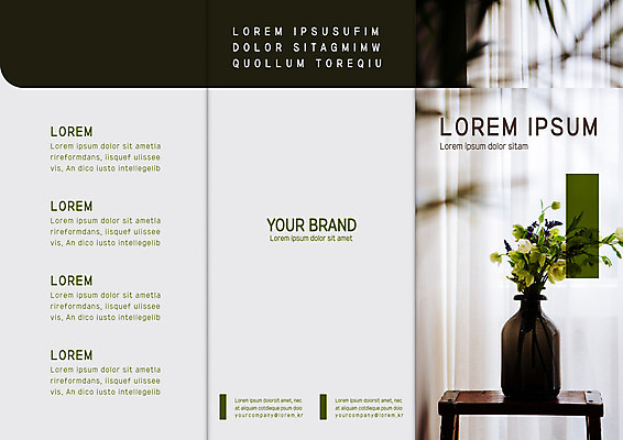 템플릿 편집 표지디자인 북디자인 출판디자인 표지 리플렛 북커버 3단접지 탁자 팜플렛 사람없음 꽃병 이미지템플릿 AI파일 꽃 가구 파일형식 벡터