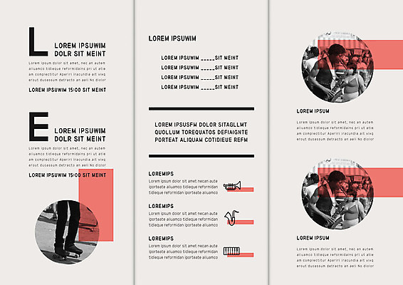 서양인 템플릿 편집 표지디자인 북디자인 출판디자인 여자 남자 내지 리플렛 연주 북커버 3단접지 문화예술 팜플렛 여러명 성인 연주자 다리 롤러블레이드 색소폰 재즈 이미지템플릿 AI파일 외국인 음악 다수 사람 취미 신체부위 음악가 목관악기 파일형식 벡터