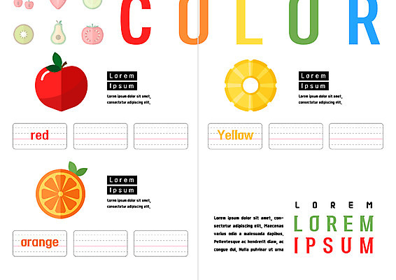 PSD 템플릿 편집 표지디자인 북디자인 출판디자인 어린이교육 교육 내지 리플렛 컬러 토마토 북커버 오렌지 단면 키위 팜플렛 사람없음 사과 파인애플 아보카도 이미지템플릿 채소 과일 열대과일 파일형식