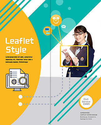 PSD 템플릿 편집 학생 표지디자인 북디자인 출판디자인 여자 교육 표지 교복 리플렛 2단접지 북커버 청소년 돋보기 한명 웃음 팜플렛 상반신 책 모니터 일본인 청소년교육 이미지템플릿 외국인 1 옷 표정 사람 동양인 컴퓨터 파일형식