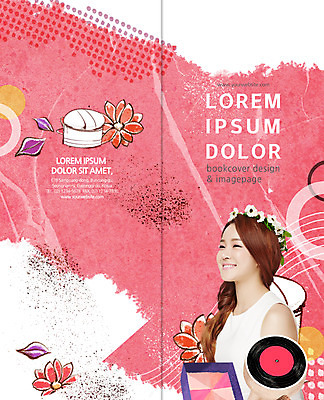 PSD 템플릿 편집 표지디자인 북디자인 출판디자인 여자 표지 꽃 리플렛 2단접지 북커버 한명 웃음 팜플렛 상반신 20대 성인 옆모습 뷰티 한국인 퍼프 의료성형뷰티 이미지템플릿 식물 1 뷰포인트 표정 사람 동양인 청년 파일형식