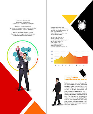 PSD 템플릿 편집 표지디자인 북디자인 출판디자인 남자 내지 리플렛 2단접지 북커버 서류가방 비즈니스 그래프 서기 팜플렛 20대 성인 두명 30대 스마트폰 파이팅 자명종 비즈니스맨 이미지템플릿 시계 가방 모션 사람 청년 장년 핸드폰 스마트기기 알람 직장인 파일형식