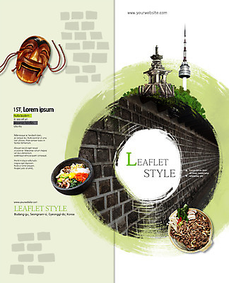 PSD 템플릿 편집 표지디자인 북디자인 출판디자인 표지 음식 리플렛 여행 2단접지 북커버 한국 팜플렛 사람없음 담장 불고기 남산타워 국내여행 다보탑 돌솥비빔밥 양반탈 이미지템플릿 아시아 한식 석탑 비빔밥 전통탈 남산 불국사 파일형식