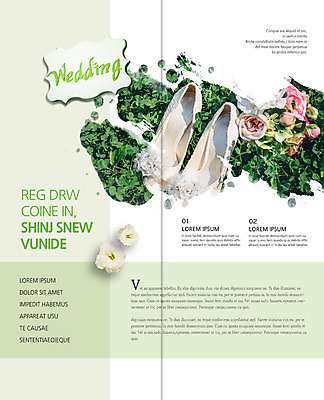 PSD 템플릿 편집 표지디자인 북디자인 커플 출판디자인 꽃 내지 리플렛 결혼 2단접지 북커버 팜플렛 사람없음 클로버 하이힐 이미지템플릿 식물 구두 관계 이벤트 여성화 파일형식