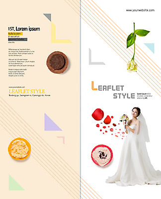 PSD 템플릿 편집 표지디자인 북디자인 출판디자인 여자 표지 신부 리플렛 부케 웨딩드레스 결혼 2단접지 북커버 한명 팜플렛 성인 30대 장미 쿠키 한국인 이미지템플릿 1 드레스 꽃 꽃다발 디저트 사람 동양인 이벤트 장년 파일형식