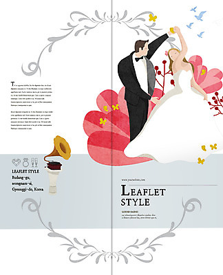 PSD 템플릿 편집 표지디자인 북디자인 커플 출판디자인 여자 표지 남자 신부 리플렛 웨딩드레스 신랑 결혼 2단접지 북커버 정장 턱시도 팜플렛 성인 두명 축음기 커플댄스 이미지템플릿 드레스 옷 음향기기 관계 사람 이벤트 골동품 춤 파일형식