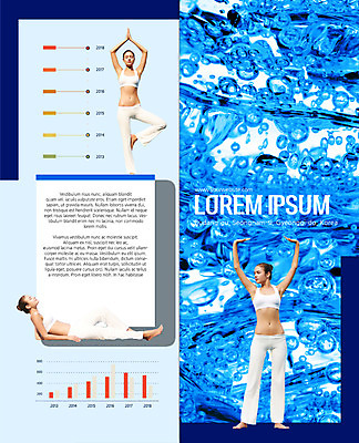 PSD 서양인 템플릿 편집 표지디자인 북디자인 출판디자인 여자 표지 리플렛 2단접지 북커버 요가 그래프 서기 팜플렛 20대 성인 세명 눕기 거품 요가자세 합장 이미지템플릿 외국인 웰빙 포즈 모션 사람 손짓 청년 파일형식