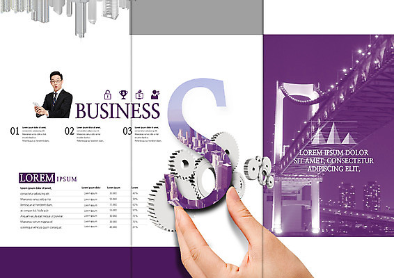 PSD 템플릿 편집 표지디자인 북디자인 손 출판디자인 남자 내지 리플렛 북커버 비즈니스 3단접지 빌딩 팜플렛 20대 성인 두명 신체부위 한국인 비즈니스맨 톱니바퀴 가교 이미지템플릿 건축물 사람 동양인 청년 건물 직장인 파일형식