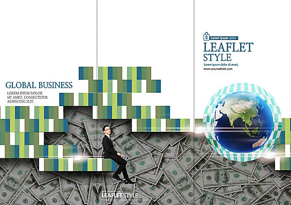PSD 템플릿 편집 표지디자인 북디자인 출판디자인 표지 남자 지구 리플렛 지폐 북커버 비즈니스 3단접지 한명 앉기 팜플렛 20대 성인 옆모습 금융 달러 글로벌비즈니스 한국인 비즈니스맨 이미지템플릿 1 뷰포인트 돈 모션 사람 동양인 청년 경제 글로벌 직장인 파일형식