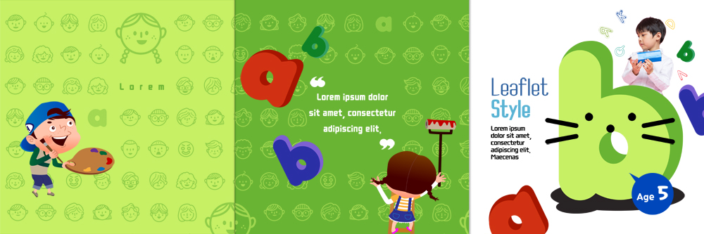 PSD 템플릿 편집 표지디자인 북디자인 알파벳 출판디자인 여자 어린이교육 교육 표지 남자 어린이 리플렛 북커버 3단접지 페인팅 팜플렛 세명 한국인 팔레트 이미지템플릿 영어 사람 동양인 파일형식