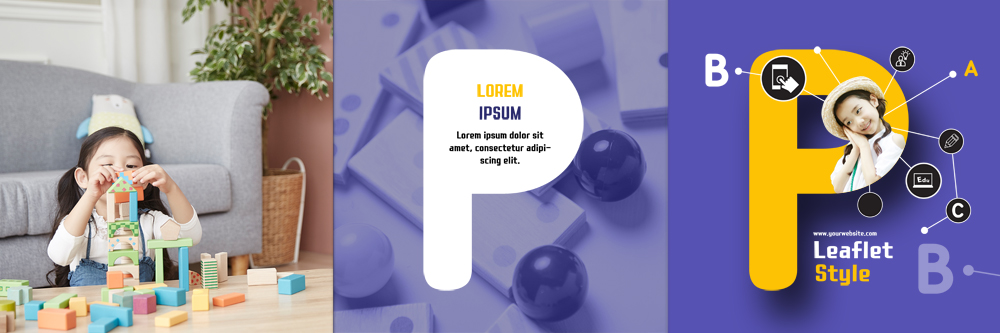 PSD 템플릿 편집 표지디자인 북디자인 출판디자인 여자 어린이교육 교육 표지 어린이 리플렛 북커버 3단접지 팜플렛 상반신 두명 한국인 블록쌓기 이미지템플릿 사람 동양인 쌓기 블록 파일형식