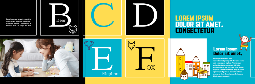 PSD 템플릿 편집 표지디자인 북디자인 출판디자인 여자 어린이교육 교육 내지 어린이 리플렛 북커버 3단접지 팜플렛 상반신 성인 옆모습 세명 연필 한국인 이미지템플릿 뷰포인트 학용품 사람 동양인 필기구 파일형식