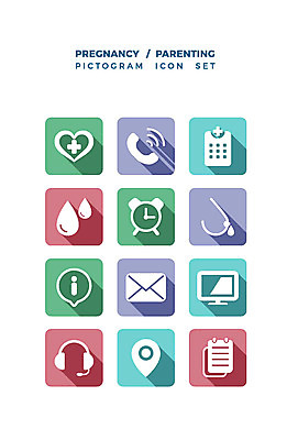 아이콘 문자 병원 사람없음 픽토그램 임신 알람 전화기 픽토그램아이콘 웹아이콘 위치 문의 모유 진단서 2D아이콘 AI파일 의학 진료 파일형식 벡터