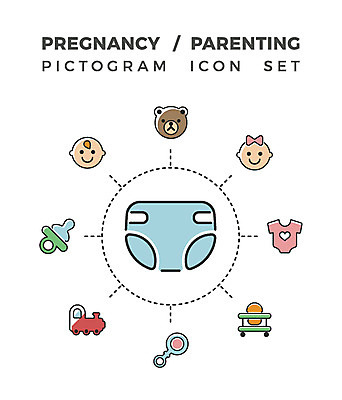 아이콘 여자 남자 사람모양 픽토그램 임신 곰인형 육아 아기 노리개젖꼭지 픽토그램아이콘 기저귀 웹아이콘 딸랑이 유아복 기차모형 보행기 2D아이콘 AI파일 모양 옷 인형 사람 모형 아기용품 파일형식 벡터