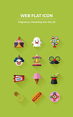 아이콘 아이스크림 폭죽 사람없음 육아 마술사 티켓 피에로 유령 놀이기구 서커스 플랫아이콘 웹아이콘 대관람차 회전목마 소세지빵 2D아이콘 AI파일 빵 디저트 마술 파일형식 벡터