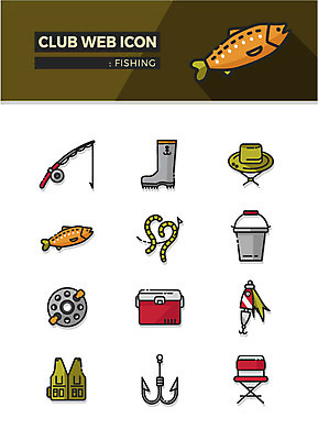 아이콘 모자 낚시 어류 장화 사람없음 조끼 낚싯대 양동이 웹아이콘 미끼 아이스박스 지렁이 낚시의자 동호회 2D아이콘 AI파일 잡화 신발 의자 레저 수중동물 외투 낚시용품 파일형식 벡터