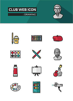 아이콘 색연필 수채화 미술 사람없음 조형물 연필 물감 붓 물통 스케치북 이젤 웹아이콘 파스텔 동호회 화가모자 2D아이콘 AI파일 모자_잡화 문화예술 학용품 필기구 미술도구 파일형식 벡터