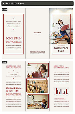 템플릿 표지디자인 여자 표지 ZIP 내지 리플렛 3단접지 그래프 팜플렛 20대 성인 세명 한국인 공구 성인여자만 가죽공방 인디자인 INDD 이미지템플릿 사람 동양인 청년 도구 작업실 공예 여자만 성인만 파일형식