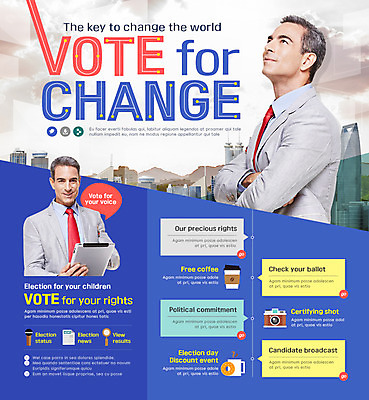 PSD 서양인 외국인 템플릿 남자 커피 40대 중년 웹템플릿 이벤트페이지 이벤트 성인 두명 태블릿 카메라 투표 선거 이미지템플릿 음료 사람 인종 전자제품 스마트기기 민주주의 페이지 파일형식