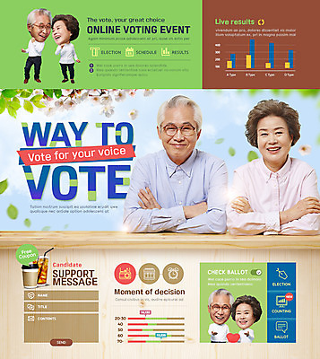 PSD 템플릿 여자 할아버지 노년 남자 할머니 커피 웹템플릿 그래프 이벤트페이지 이벤트 여러명 팔짱 노부부 한국인 60대 투표 선거 이미지템플릿 부부 음료 다수 모션 사람 동양인 성인 민주주의 페이지 파일형식