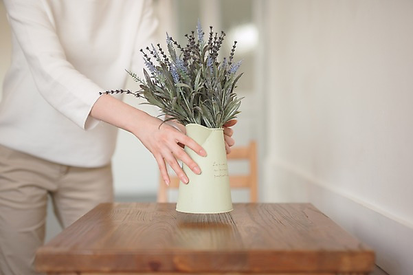 포토 JPG 여자 화분 실내 한명 서기 들기 상반신 20대 성인 옆모습 아웃포커스 한국인 책상 성인여자한명만 국내포토 1 뷰포인트 가구 모션 촬영기법 사람 동양인 청년 내부 여자한명만 성인여자만 파일형식