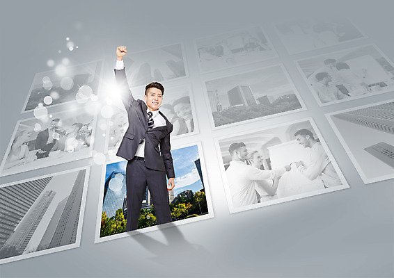 PSD 서양인 편집 편집이미지 여자 남자 비즈니스 회의 빌딩 여러명 20대 성인 파이팅 한국인 비즈니스맨 비즈니스우먼 사진틀 이미지편집 외국인 다수 모션 틀 사람 동양인 청년 건물 직장인 파일형식