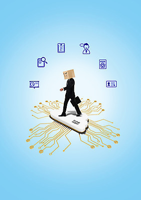 PSD 편집 편집이미지 남자 서류가방 비즈니스 돋보기 정보기술 한명 서기 20대 성인 비즈니스맨 회로판 구름모양 전자회로 클라우드서비스 사원증 서류판 4차산업 이미지편집 모양 1 산업 가방 모션 기술 사람 청년 사무용품 직장인 서비스 파일형식 구름_자연