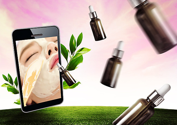 PSD 구름 편집 편집이미지 우먼라이프 여자 얼굴 하늘 나뭇잎 한명 잔디 20대 성인 신체부위 스마트폰 뷰티 피부관리 마스크팩 에센스 이미지편집 자연요소 식물 1 라이프스타일 잎 사람 청년 핸드폰 스마트기기 화장품 팩 파일형식