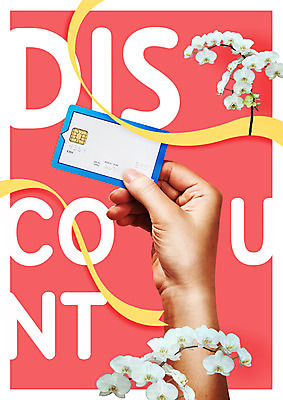 PSD 편집 편집이미지 우먼라이프 손 리본 한손 한명 들기 이벤트 신체부위 쇼핑 뷰티 세일 신용카드 난초꽃 이미지편집 1 라이프스타일 꽃 모션 사람 금융 난초 파일형식