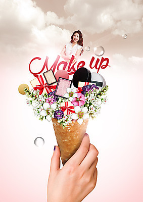 PSD 구름 편집 편집이미지 우먼라이프 손 여자 꽃 하늘 한손 들기 상반신 20대 성인 두명 신체부위 선물상자 화장 뷰티 팔짱 한국인 물방울 퍼프 아이스크림콘 아이섀도 이미지편집 자연요소 식물 라이프스타일 모션 선물 사람 동양인 청년 상자 화장품 콘 파일형식