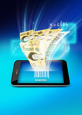 PSD 편집 편집이미지 지폐 그래프 스마트라이프 사람없음 금융 스마트기기 태블릿 원화 스마트 바코드 오만원 모바일뱅킹 핀테크 이미지편집 라이프스타일 컨셉 돈 모바일 경제 전자제품 뱅킹 파일형식