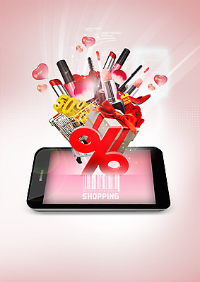 PSD 편집 편집이미지 모바일 스마트라이프 이벤트 사람없음 선물상자 스마트기기 쇼핑 태블릿 뷰티 세일 쇼핑카 립스틱 하트 붓 퍼센트 스마트 마스카라 바코드 립글로스 하트풍선 모바일쇼핑 이미지편집 모양 라이프스타일 컨셉 선물 전자제품 상자 카트 화장품 특수기호 온라인쇼핑 풍선 파일형식