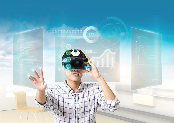 PSD 구름 편집 편집이미지 남자 의자 하늘 그래프 스마트라이프 한명 손짓 상반신 성인 30대 스마트기기 만지기 한국인 스마트 3D영화 터치스크린 홀로그램 웨어러블 가상현실 오큘러스 4차산업 VR기기 이미지편집 자연요소 1 라이프스타일 산업 가구 컨셉 모션 사람 동양인 장년 전자제품 기계 영화 파일형식