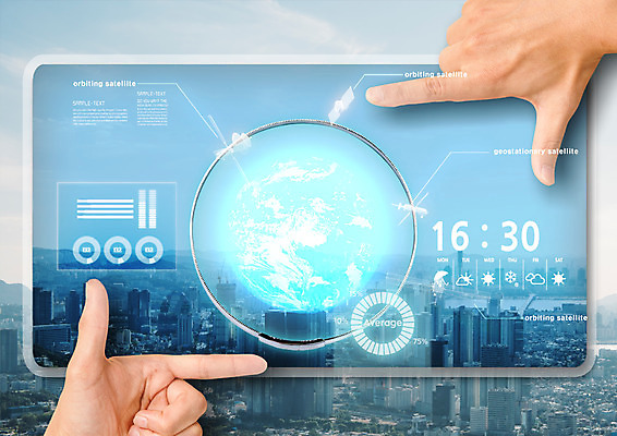 PSD 편집 편집이미지 손 지구 그래프 날씨 사각프레임 한손 스마트라이프 한명 빌딩 신체부위 글로벌 스크린 터치 도시 스마트 터치스크린 홀로그램 4차산업 이미지편집 1 라이프스타일 산업 컨셉 프레임 사람 건물 사각형 파일형식