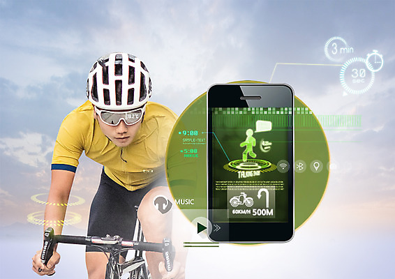 PSD 구름 편집 편집이미지 남자 하늘 고글 스마트라이프 한명 20대 성인 스마트폰 스마트기기 자전거 한국인 헬멧 스마트 사이클링 홀로그램 웨어러블 4차산업 이미지편집 자연요소 1 라이프스타일 산업 컨셉 사람 동양인 청년 전자제품 핸드폰 바이크 보호장비 육상스포츠 파일형식