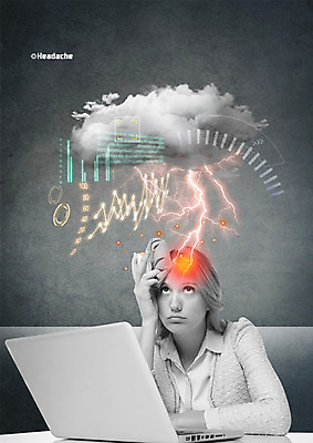 PSD 서양인 구름 편집 편집이미지 여자 의학 그래프 스트레스 한명 상반신 20대 성인 노트북 고통 올려보기 비즈니스우먼 질병 번개 두통 얼음주머니 이미지편집 자연요소 외국인 1 감정 비즈니스 모션 날씨 사람 청년 전자제품 직장인 주머니 파일형식