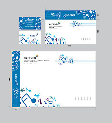 템플릿 음표 명함 명함템플릿 서류봉투 편지봉투 사람없음 파란색 세트 패키지 봉투템플릿 우편봉투 비즈디자인 봉투디자인 이미지템플릿 AI파일 기호 음악 컬러 봉투 편지 우편물 파일형식 벡터