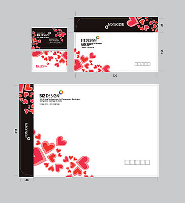 템플릿 명함 명함템플릿 서류봉투 편지봉투 사람없음 세트 하트 패키지 봉투템플릿 우편봉투 비즈디자인 봉투디자인 이미지템플릿 AI파일 모양 봉투 편지 우편물 파일형식 벡터