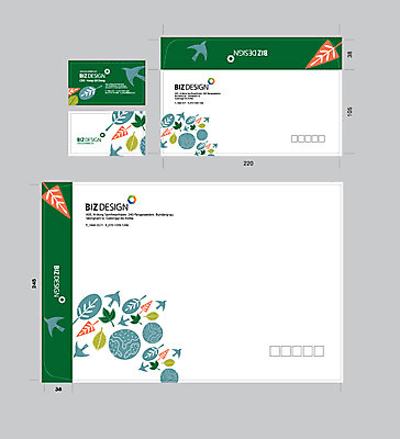 템플릿 잎 명함 명함템플릿 서류봉투 편지봉투 사람없음 세트 패키지 봉투템플릿 우편봉투 비즈디자인 봉투디자인 이미지템플릿 AI파일 식물 봉투 편지 우편물 파일형식 벡터