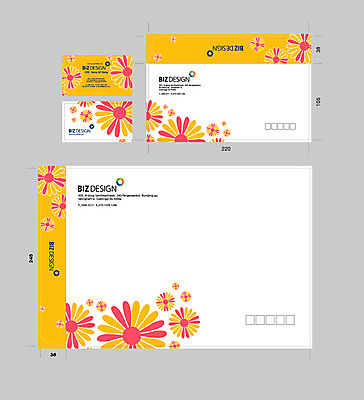 템플릿 꽃 명함 명함템플릿 서류봉투 편지봉투 사람없음 세트 패키지 봉투템플릿 우편봉투 비즈디자인 봉투디자인 이미지템플릿 AI파일 식물 봉투 편지 우편물 파일형식 벡터