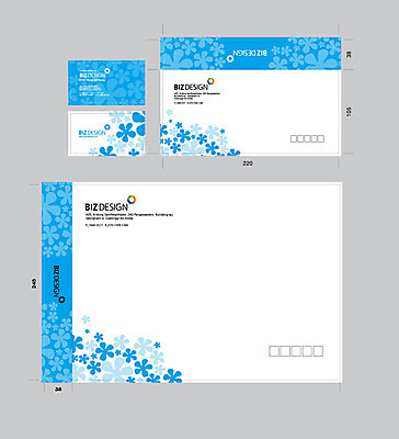 템플릿 꽃무늬 명함 명함템플릿 서류봉투 편지봉투 사람없음 파란색 세트 패키지 봉투템플릿 우편봉투 비즈디자인 봉투디자인 이미지템플릿 AI파일 꽃 컬러 무늬 봉투 편지 우편물 파일형식 벡터