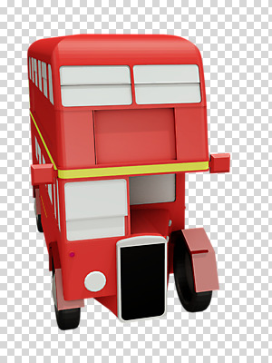 편집 편집이미지 교통수단 버스 사람없음 3D소스 3D 이층버스 PNG 목업 편집소스 육상교통 교통 대중교통 디지털합성 파일형식