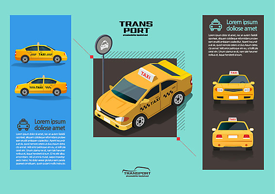 육상교통 교통수단 일러스트 자동차 대중교통 사람없음 택시 아이소메트릭 택시승강장 국내일러스트 AI파일 교통 승용차 역 파일형식 벡터