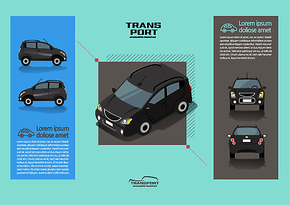 육상교통 교통수단 일러스트 승용차 사람없음 아이소메트릭 경차 국내일러스트 AI파일 교통 자동차 파일형식 벡터