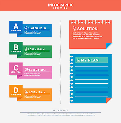 교육 종이 일러스트 사람없음 인포그래픽 스프링노트 국내일러스트 AI파일 공책 파일형식 벡터