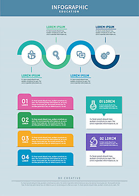 교육 말풍선 일러스트 돋보기 사람없음 인포그래픽 원형 톱니바퀴 국내일러스트 AI파일 도형 파일형식 벡터