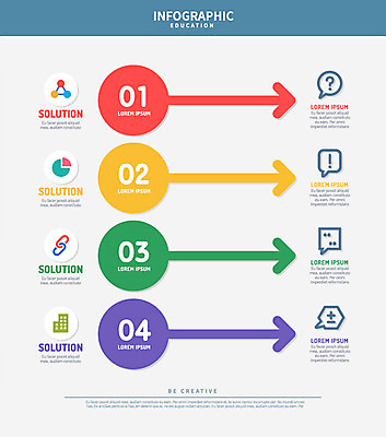 교육 화살표 말풍선 일러스트 그래프 사람없음 인포그래픽 물음표 원형 느낌표 연결고리 국내일러스트 AI파일 도형 기호 파일형식 벡터